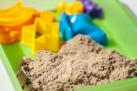 how to make sand play dough