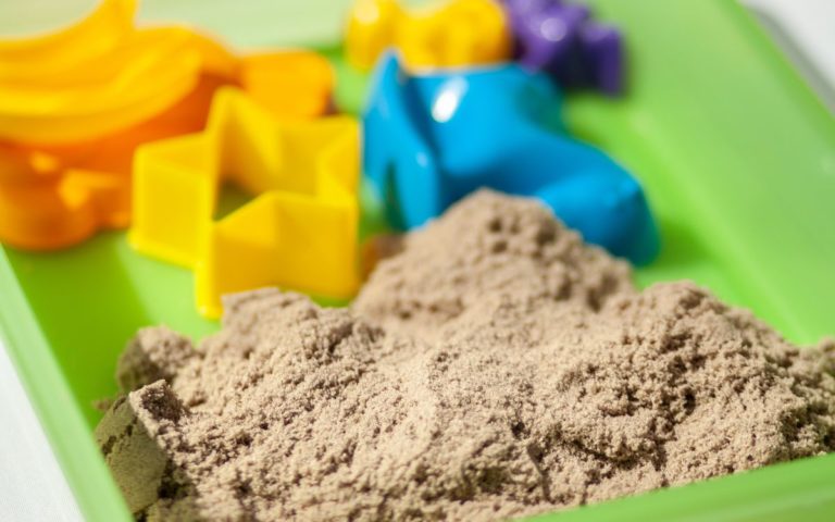 how to make sand play dough